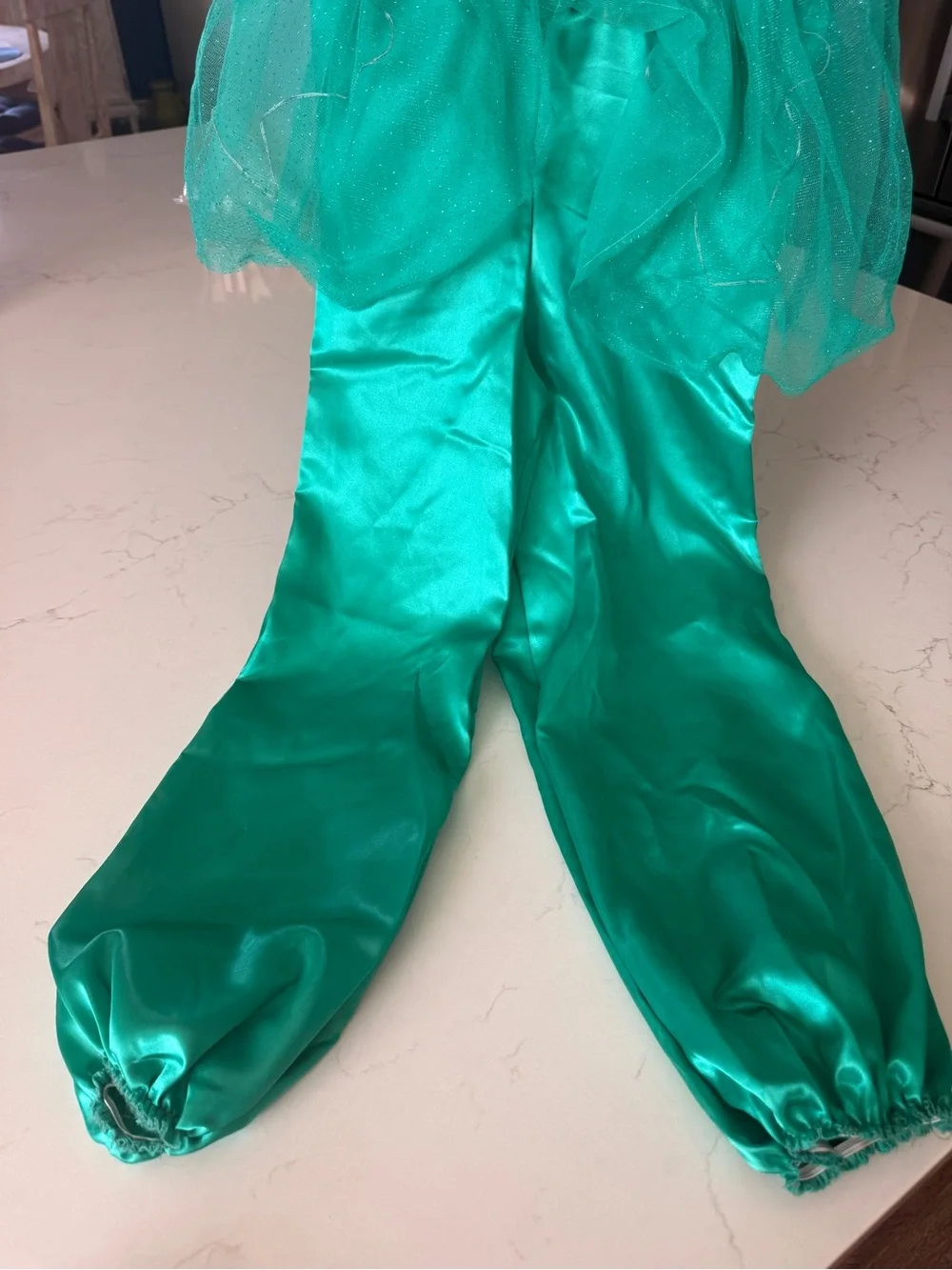 Disney Teal Princess Costume with Gold Accents